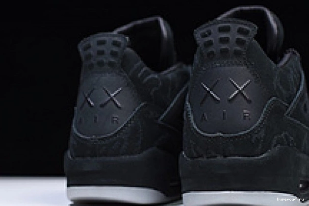 kaws 001 930155 retro black Jordan Air 4 Nike 0630